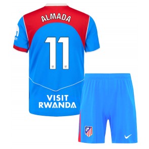 Atletico Madrid Thiago Almada #11 Tredje Kläder Barn 2025-26 Kortärmad (+ Korta byxor)
